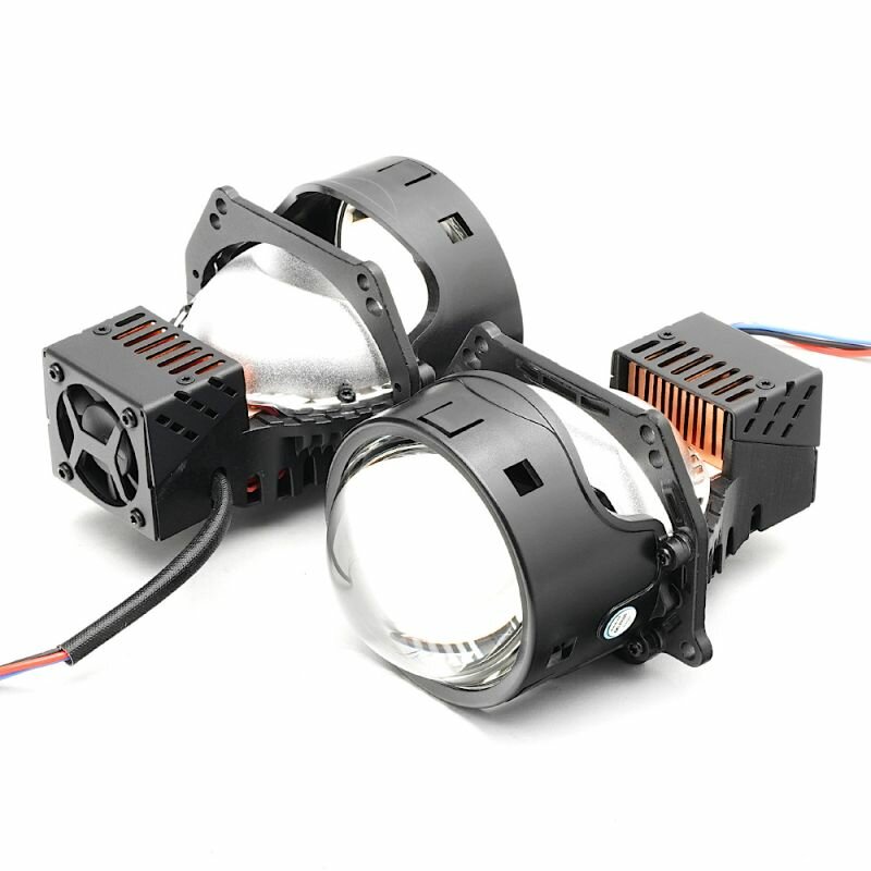 Светодиодные линзы трехчиповые Bi-Led (Би-Лед) Criline D9 Refractor — фото 1