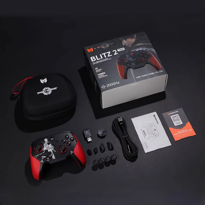 BIGBIGWON Blitz 2 TMR Star Flash Беспроводные Bluetooth-геймпад Соматосенсорные контроллеры по индивидуальному заказу 2000 Гц для NS PC Steam Game, Blitz 2 TMR