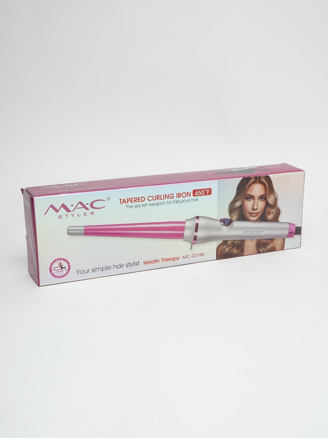 Профессиональная конусная плойка MAC Stayler МС-2118, с керамическими пластинами — фото 1