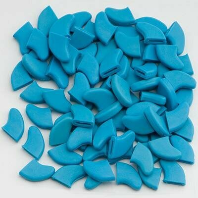 Защитные колпачки на когти "Антицарапки" Голубые  40 шт.