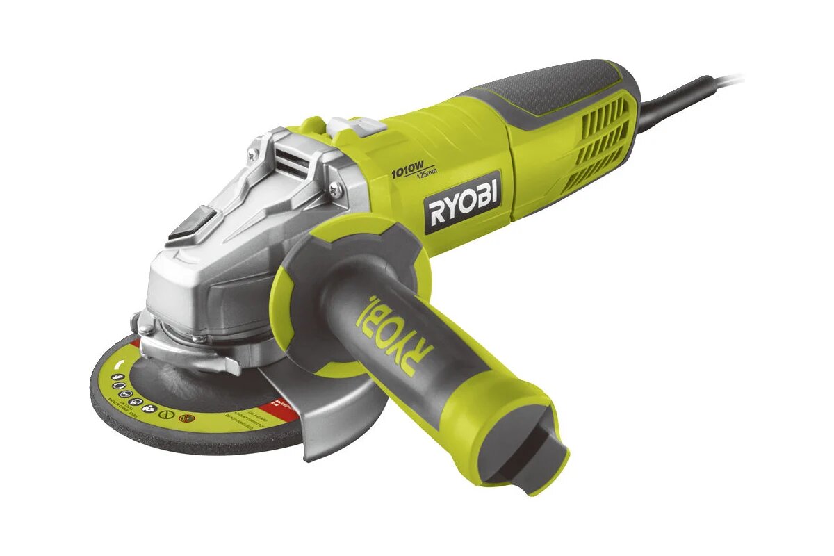 УШМ Ryobi RAG1010-125SF мощность 1010Вт посадочное отверстие 222 мм