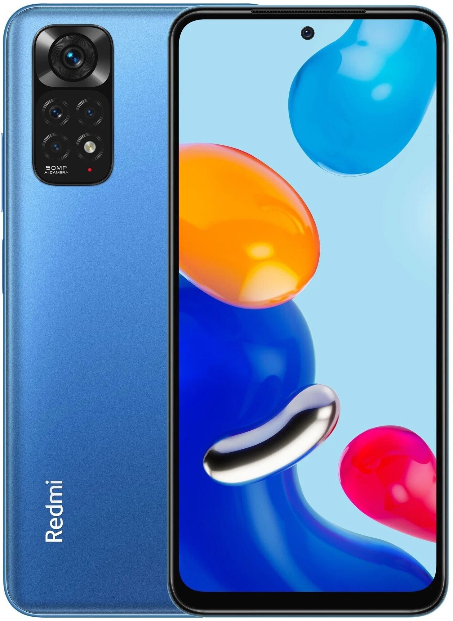 Xiaomi Смартфон Xiaomi Redmi Note 11 NFC 4/128GB, синие сумерки