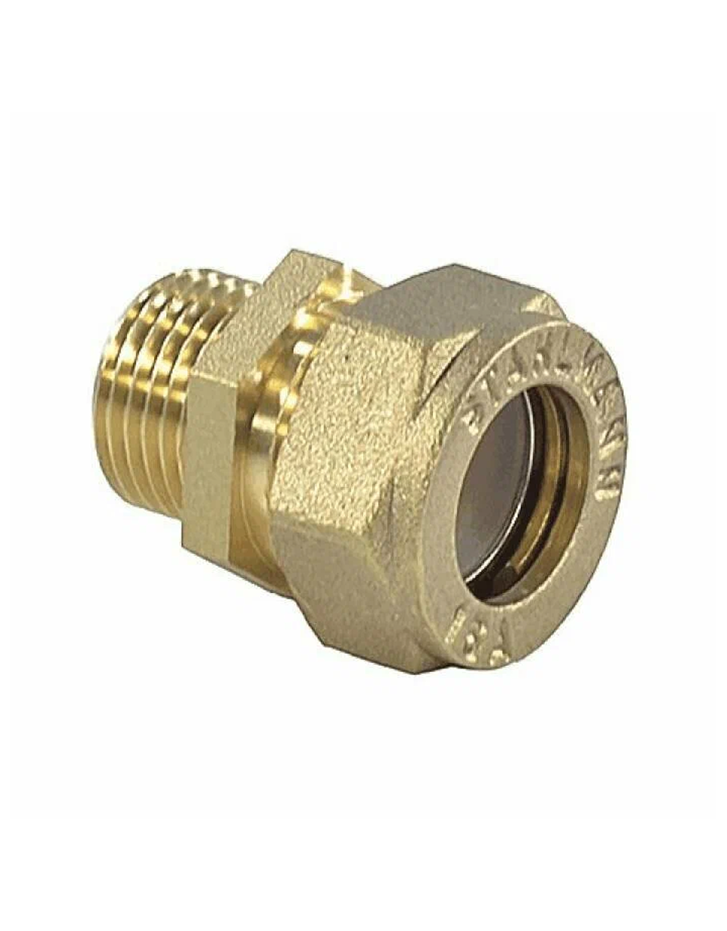 Муфта STAHLMANN Stahlmann SSML1501/2BEF, латунь, нержавеющая сталь, 15А, х1/2", 1 шт.