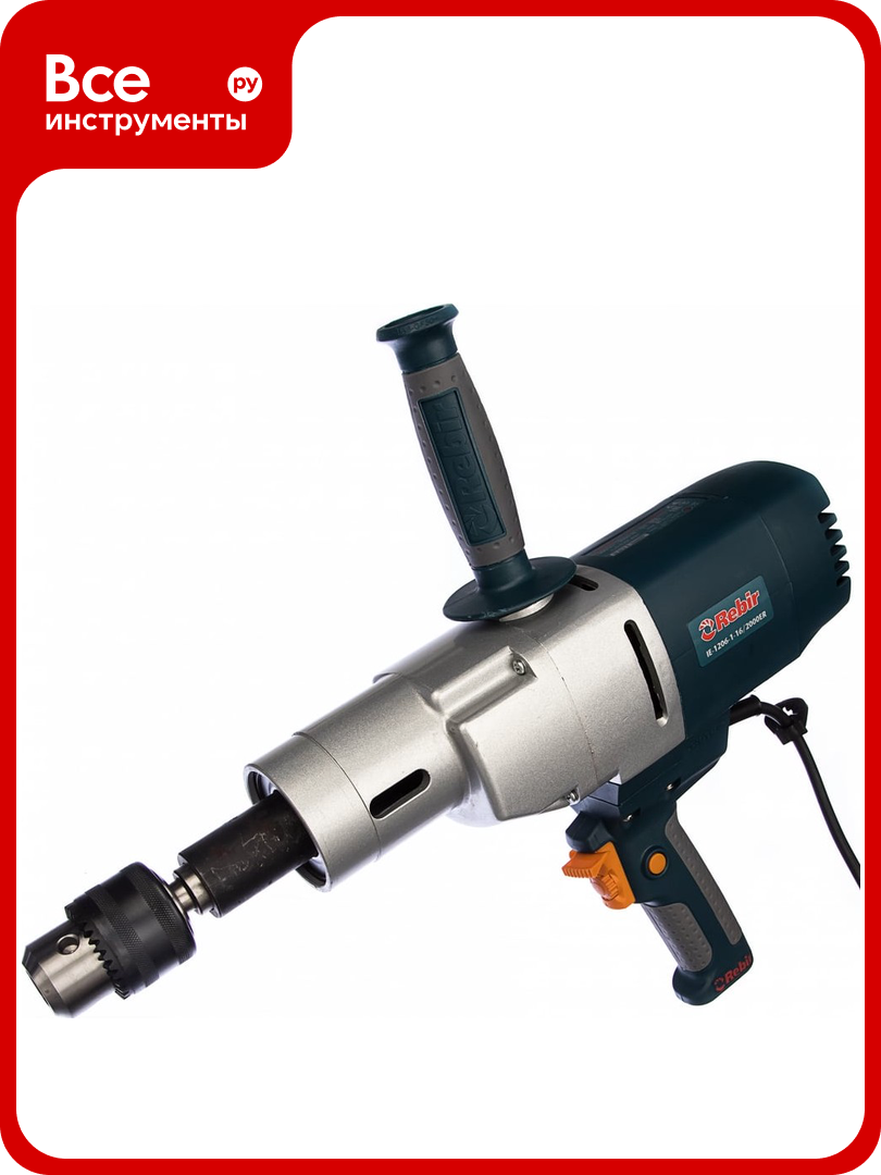 Дрель Rebir 1206 1 16 2000ЕR  безударный  с регулировкой частоты вращения
