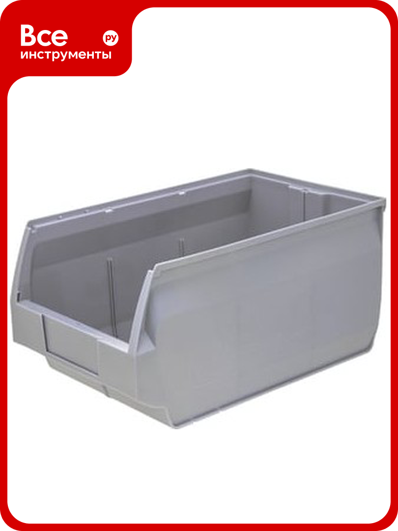Ящик для склада Дигрус 500x310x200 мм PP серый Я-С.50.31.20-Сер/Д