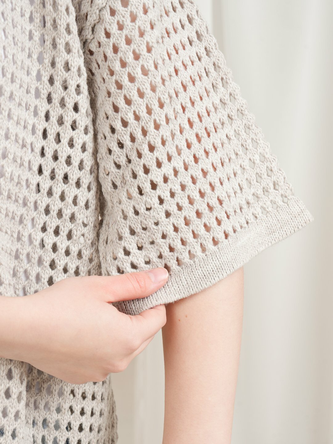 Кардиган Didov TRIKO 2452, размер 48-52, бежевый меланж — фото 1