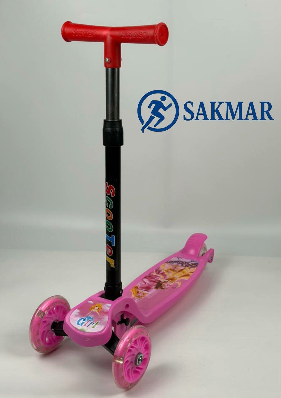 Детский самокат для 1-8 лет, до 50 кг