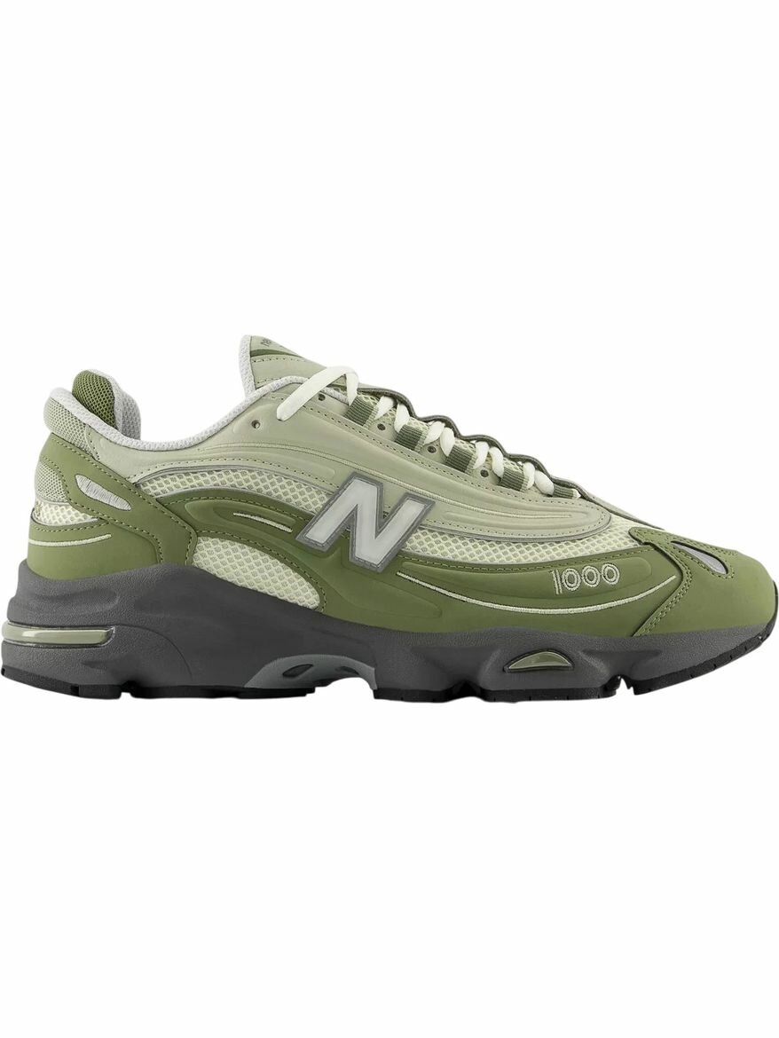 Кроссовки New Balance 1000, полнота F, размер 12 US, зеленый,