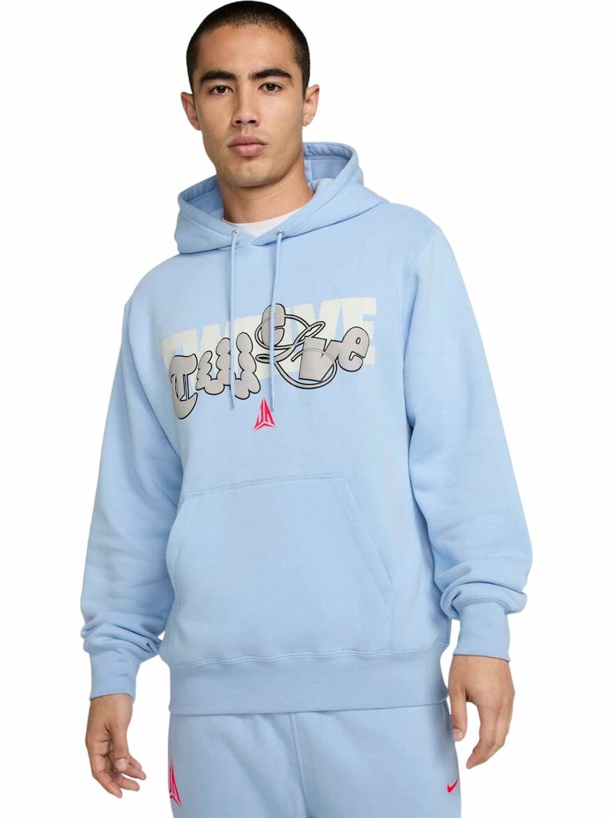 Худи спортивное NIKE Ja Fleece Basketball Hoodie размер 2XL  синий