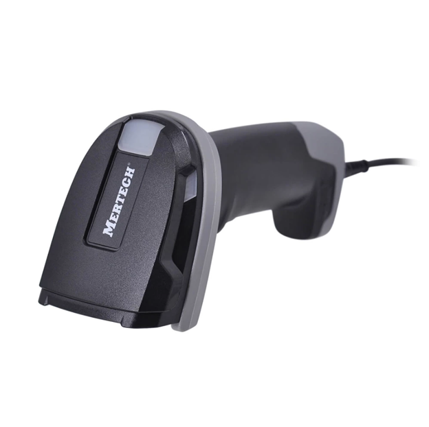 Сканер штрих-кодов MERTECH 2410 P2D SUPERLEAD USB, черный, 1D/2D, 100 сканирований/сек