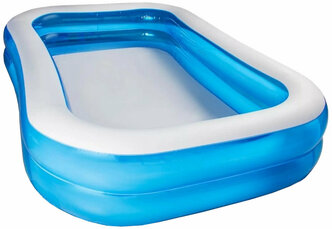 Детский бассейн BESTWAY, прямоугольный, надувной, 262x175x51 см, 778 литров