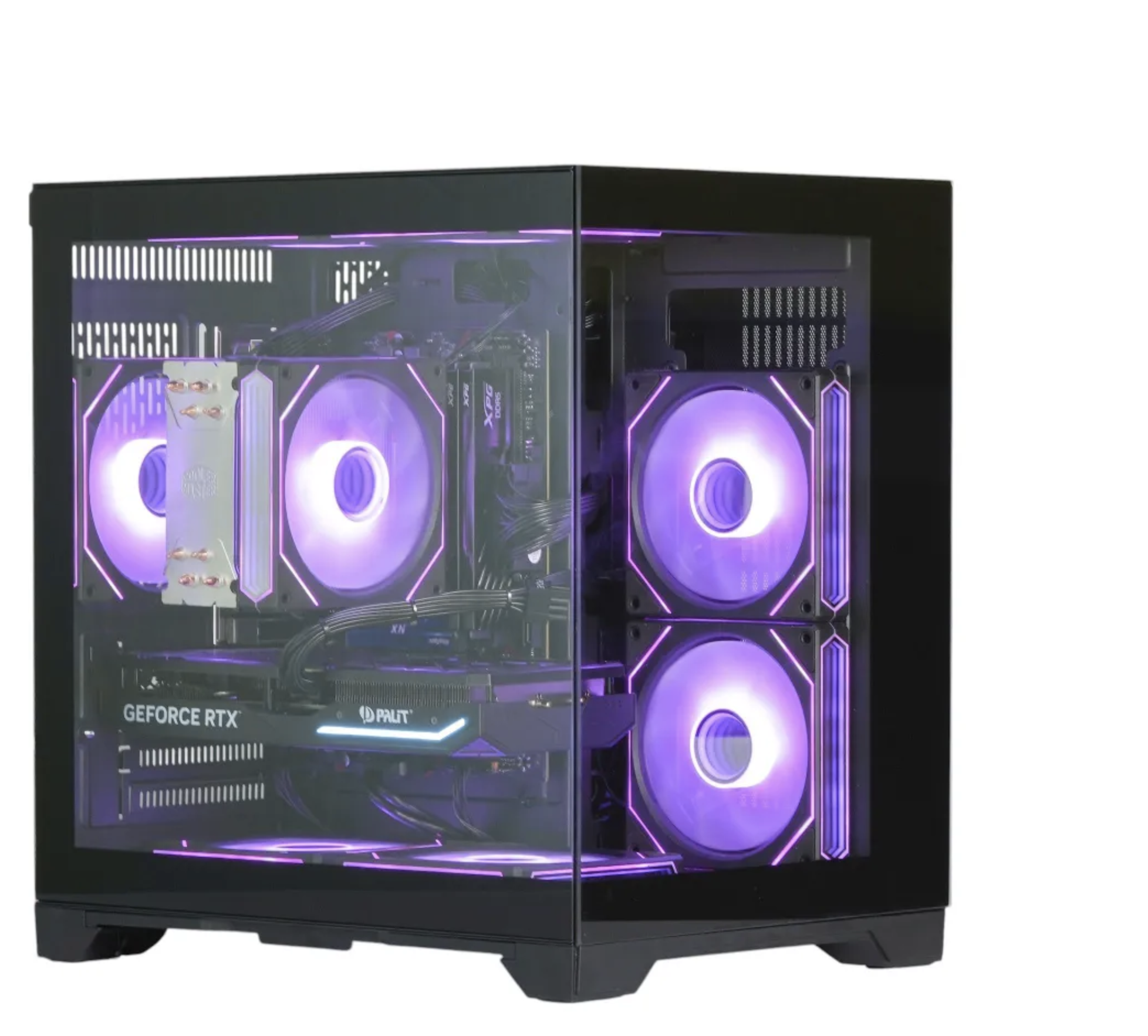 RTX4060 Мощный игровой компьютер (системный блок) Core i7 6 ядер/ 64GB/ 512+1000гб ssd / 750W / WIN 10 PRO