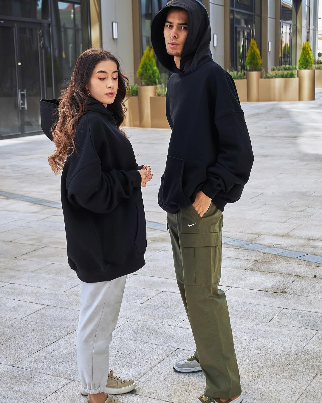 Худи спортивное F17 JEANS, размер M, , black