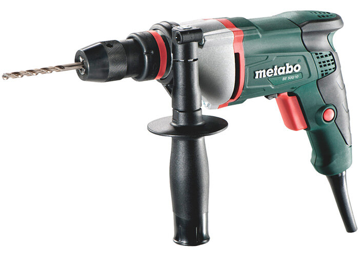 Дрель Metabo BE500, быстрозажимной патрон, электронная регулировка, 600353000
