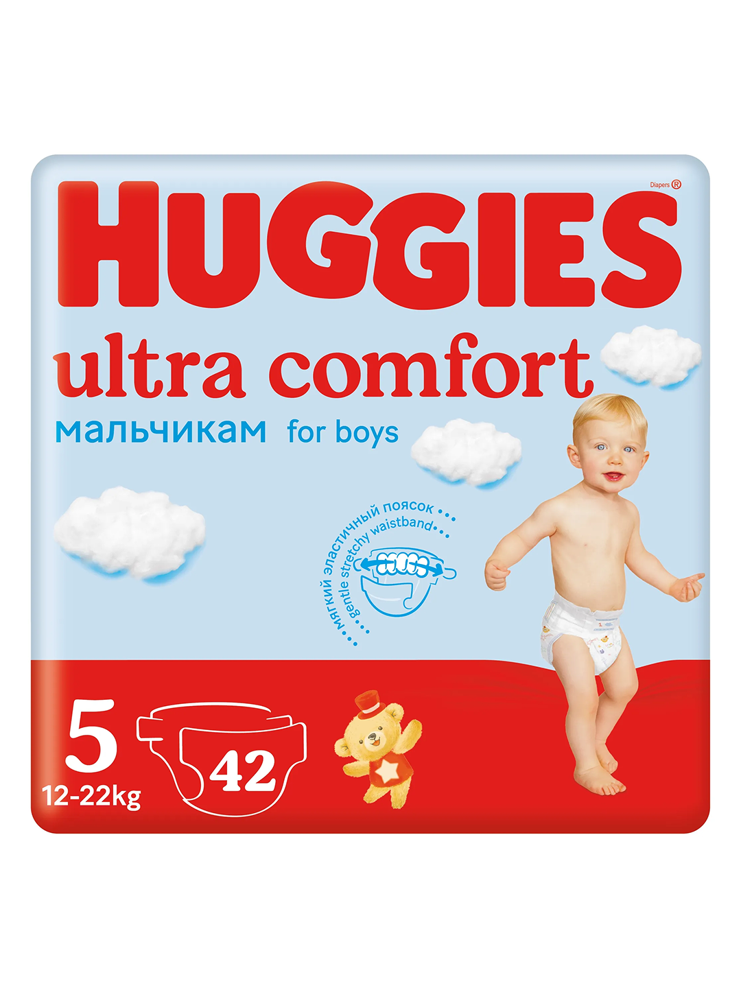 Подгузники Huggies Ultra Comfort, для мальчиков, Jumbo, 12-22 кг