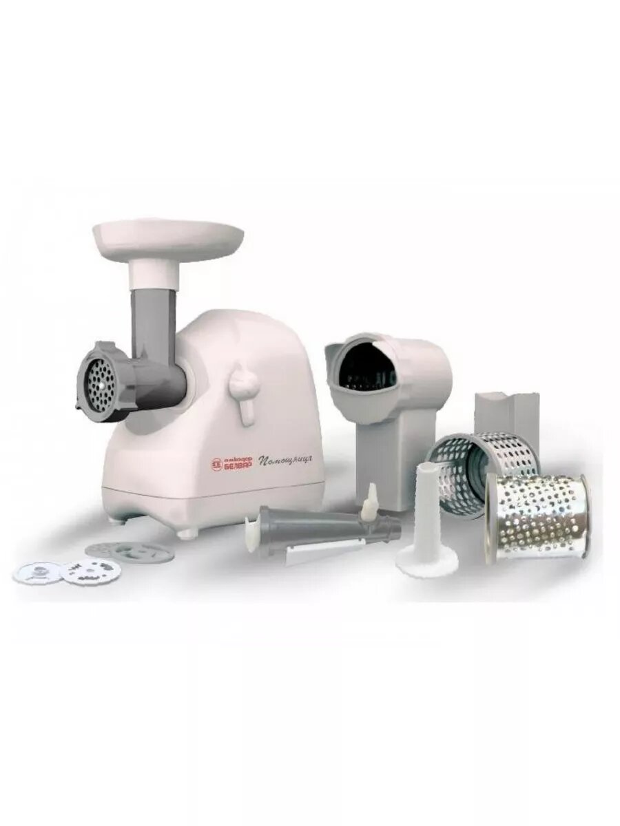 Мясорубка Белвар КЭМ-П2У-302-11 1500Вт белая насадка-соковыжималка