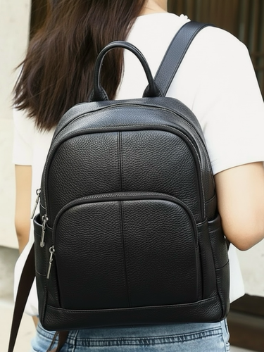 Изображение товара Рюкзак городской женский BRUONO из натуральной кожи STN-7797-Black