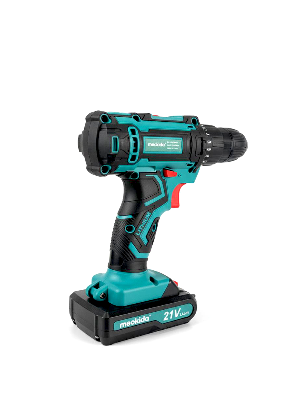 Дрель-шуруповёрт MEAKIDA 21В, Li-Ion, 32 Н·м, пистолетная, с битами в комплекте — фото 1