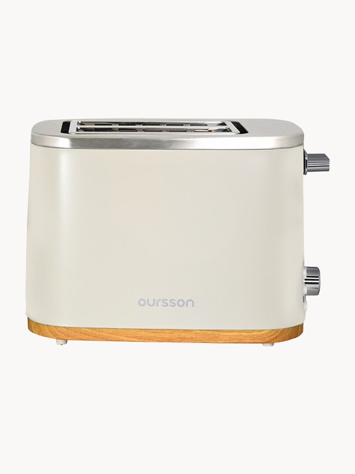 Тостер Oursson TS2106/IV, 800Вт, металл, 2 тоста, функция подогрева и размораживания