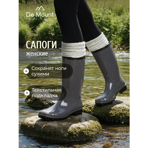 фото Сапоги de mount high top boots, размер 40, темно-серый