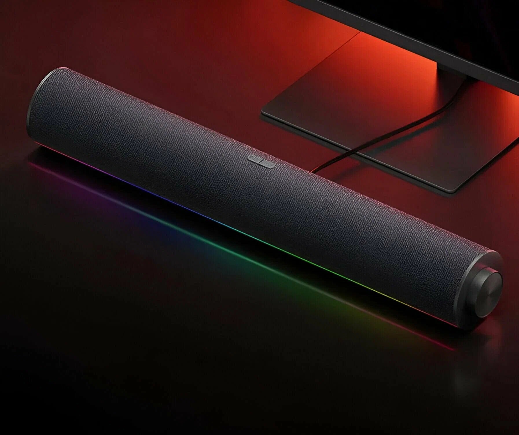 Саундбар Xiaomi Redmi ASB02A, RGB подсветка, микрофон, настольная установка — фото 1