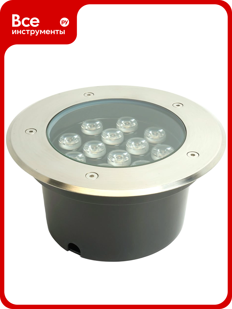 Тротуарный светильник FERON SP4114 12LED теплый белый 12W 180хH90mm вн. диаметр: 150mm IP67 32021