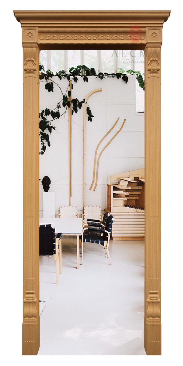 Портал Кардинал обрамление для дверей из наличников миланский орех 800