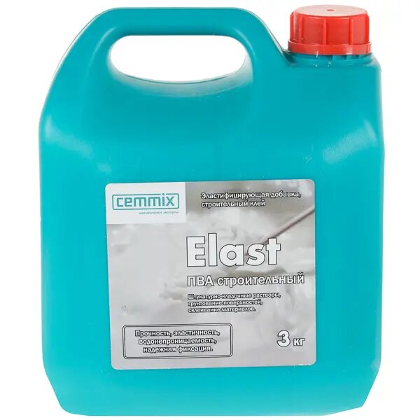 Клей ПВА строительный Elast 3 кг
