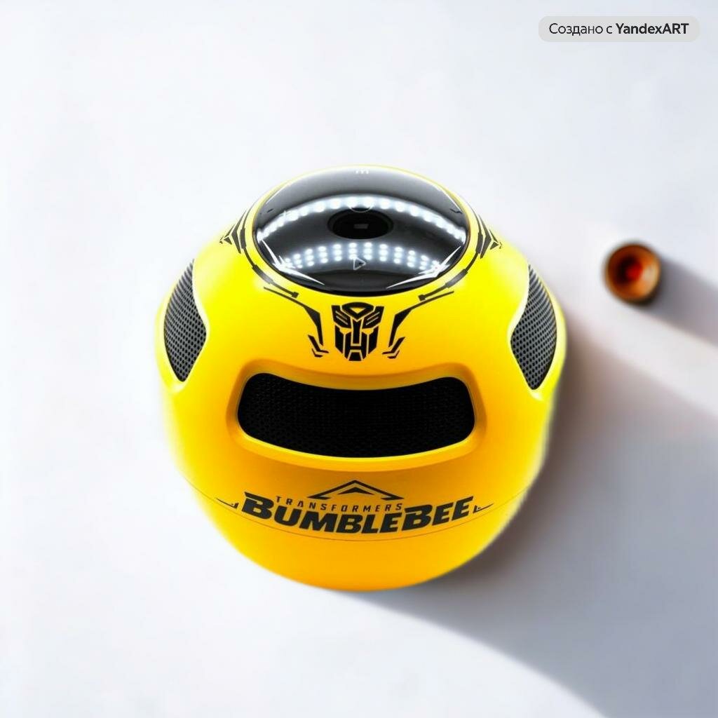 Беспроводная Bluetooth колонка TRANSFORMERS "TF-Y17", жёлтая