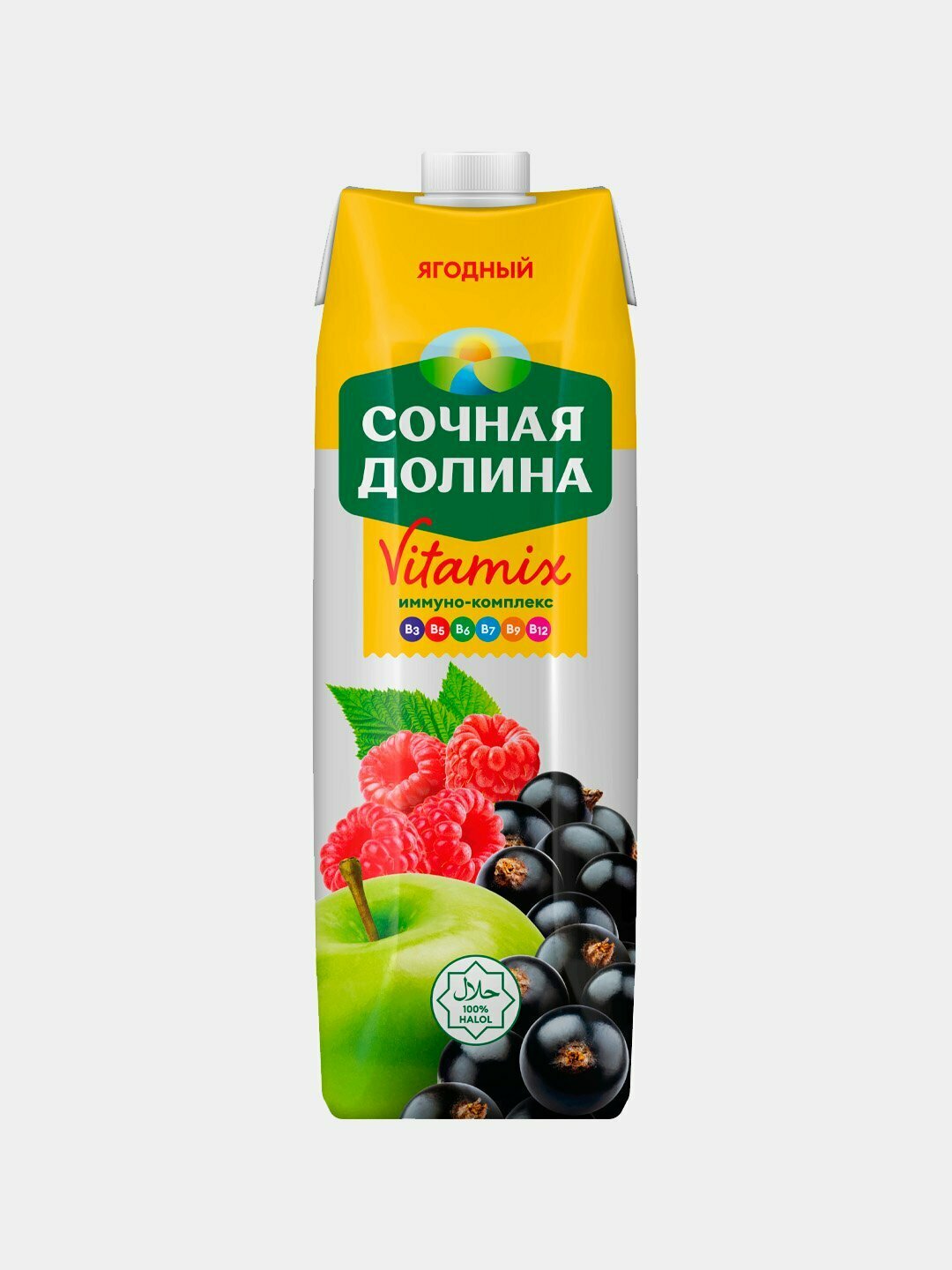 Сок Сочная Долина, без красителей, без консервантов, 1 л, разный вкус