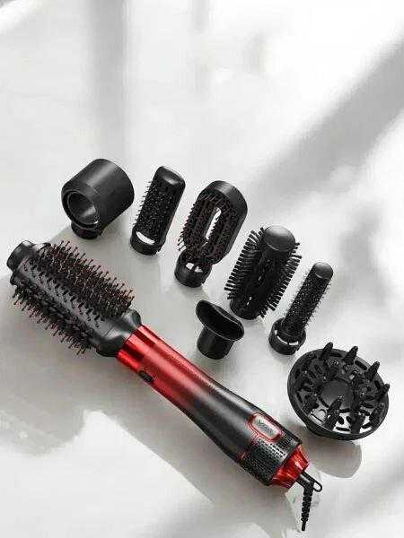 Фен-щетка VGR V-488 "Professional", 8 режимов, 1000-1100Вт, 2м шнур