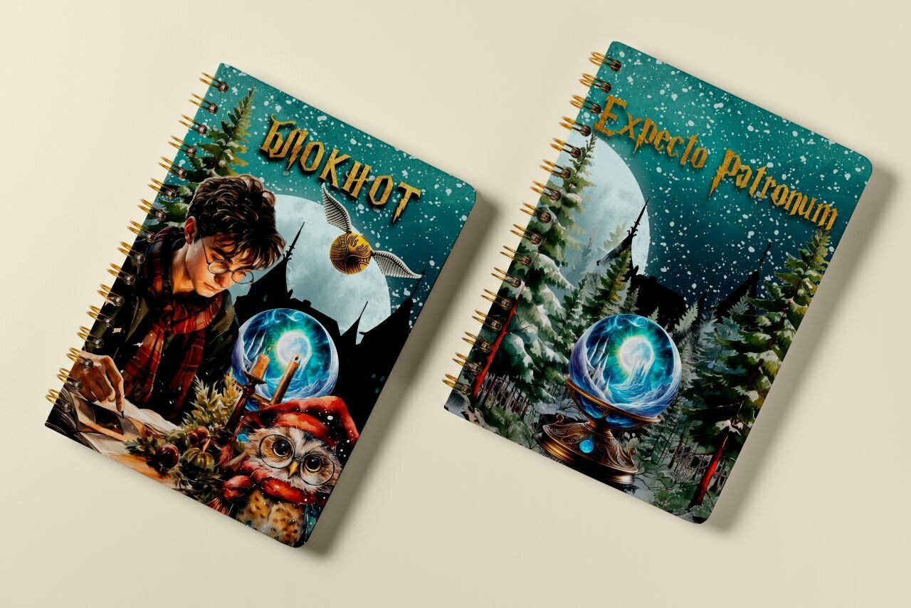 Подарочный блокнот из Серии "Гарри Поттер", для поклонников фильмов о Гарри Поттере, А5, обложка из пластика, 72 листа