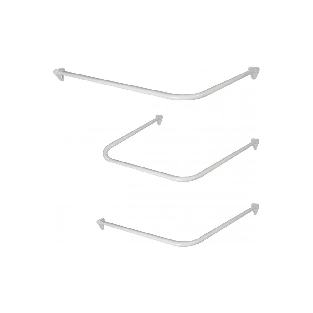 Vanstore Карниз универсальный диаметр 25 мм 90х170 90x90x90 90x90 белый аналог 59410 673-10