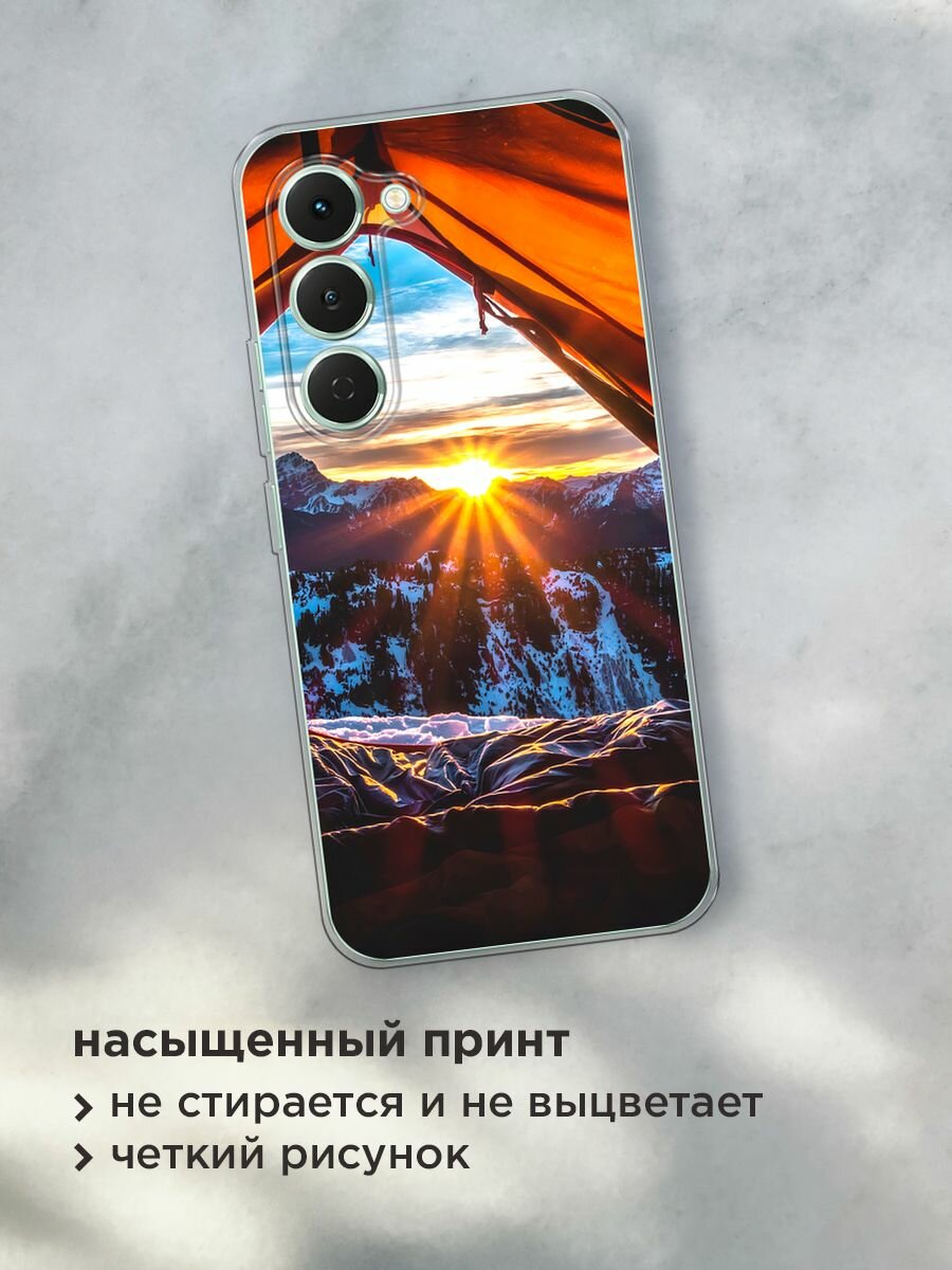 Чехол на Tecno Spark 40 Pro / Текно Спарк 40 Про с принтом "Горы 7" — фото 1