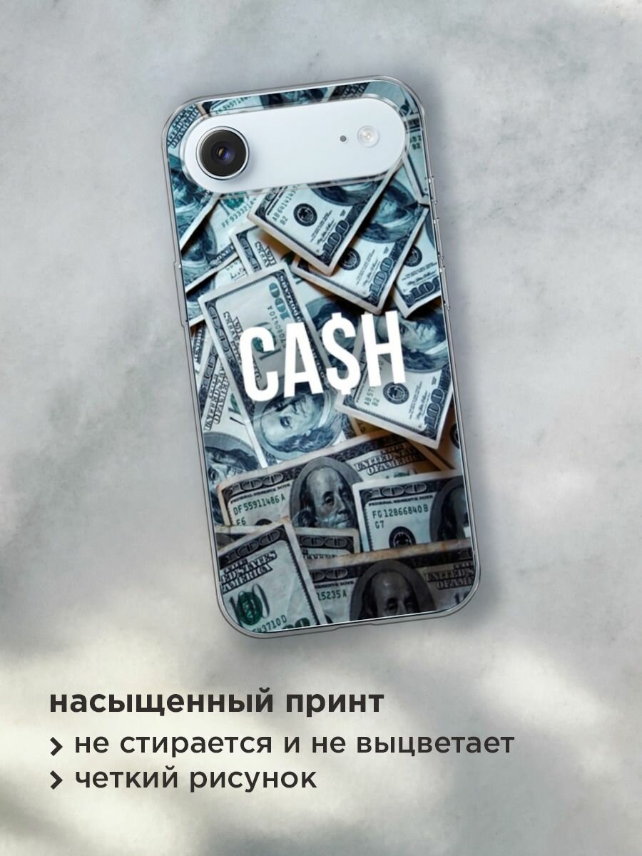 Силиконовый чехол на Apple iPhone Air / Айфон Айр с принтом "Cash" — фото 1