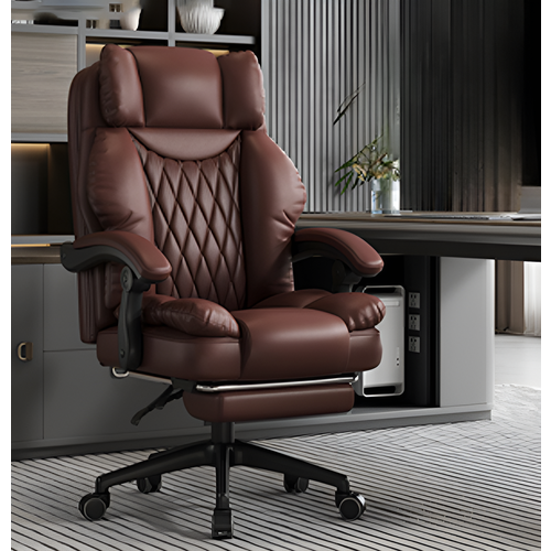 Кресло, с откидывающейся спинкой, экокожа, газлифт, 360 градусов