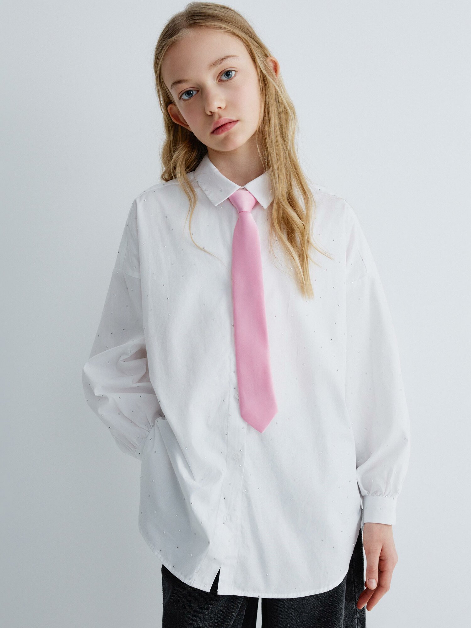 Рубашка Sela, размер 140, белый