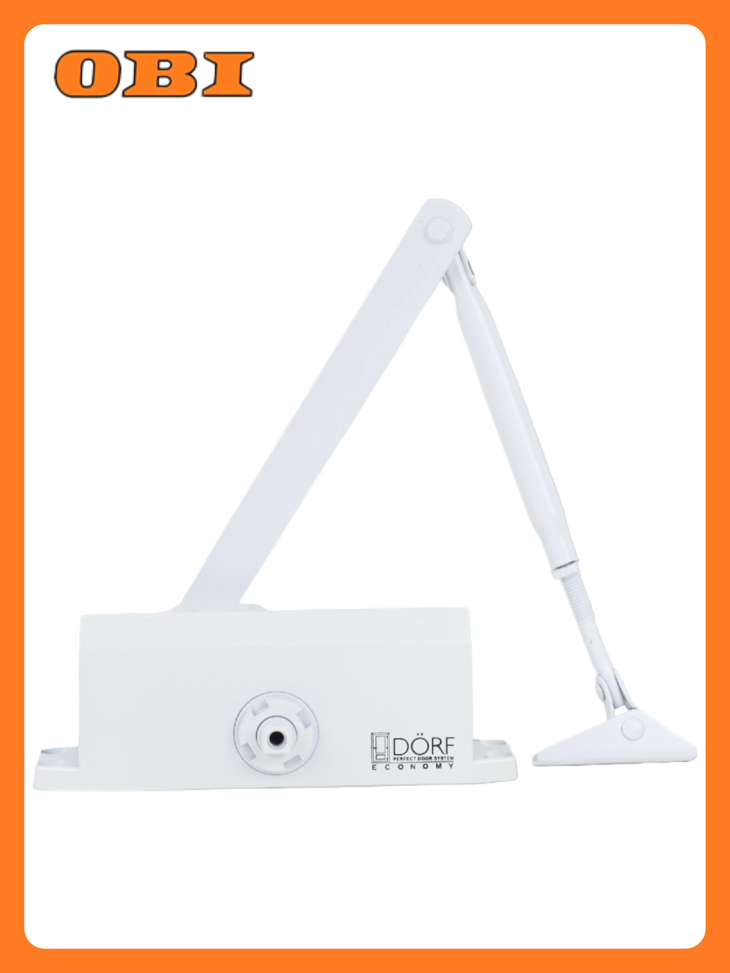 Доводчик DÖRF ECONOMY L-8223 дверной доводчик 80 кг белый