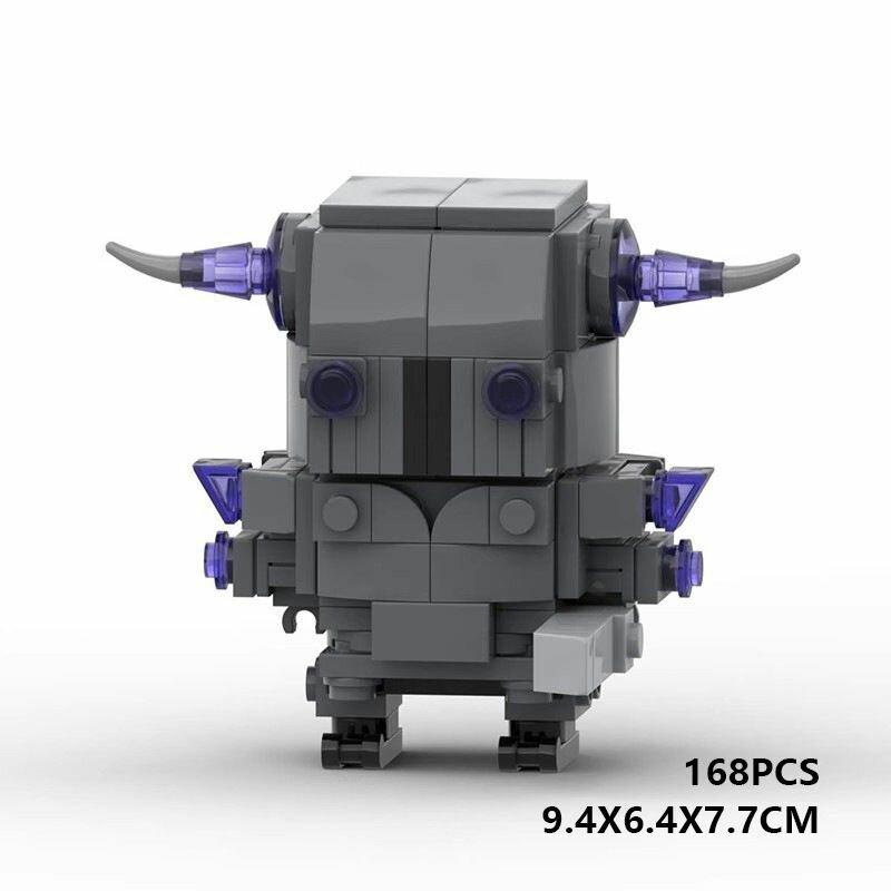 MOC совместим с LEGO квадратными строительными блоками, фигурка серии Clash Royale, 3D сборная модель из кирпичиков