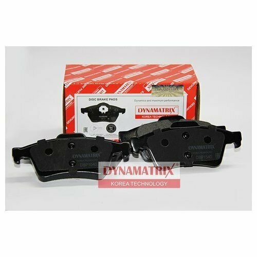 Комплект задних тормозных колодок Dynamatrix-Korea DBP1540 для Ford Tourneo Connect (2002-2013), Ford TRANSIT (2002-н. в.), Jaguar XF (2008-2015)