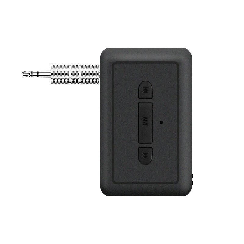 Bluetooth-приемник для автомобиля с поддержкой AUX 3.5 мм и воспроизведением через USB, двухфункциональное беспроводное