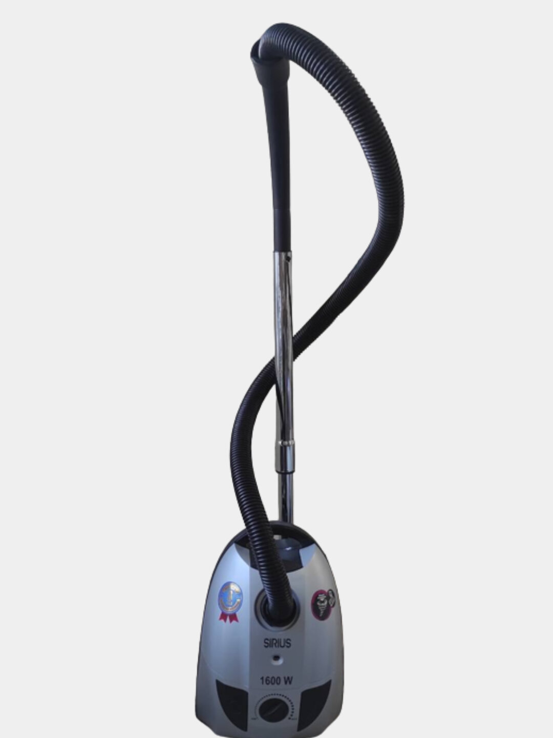 Пылесос SIRIUS SRV-1653 мешковой, мощность 1600 Вт, объём пылесборника 2 л, серый — фото 1