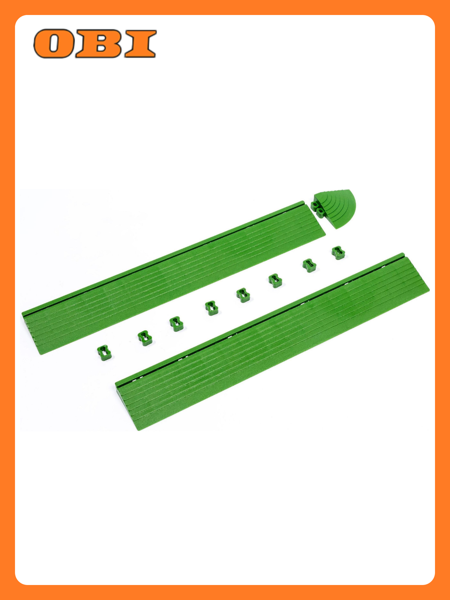 Бордюр для клумб HELEX 40 см зеленый