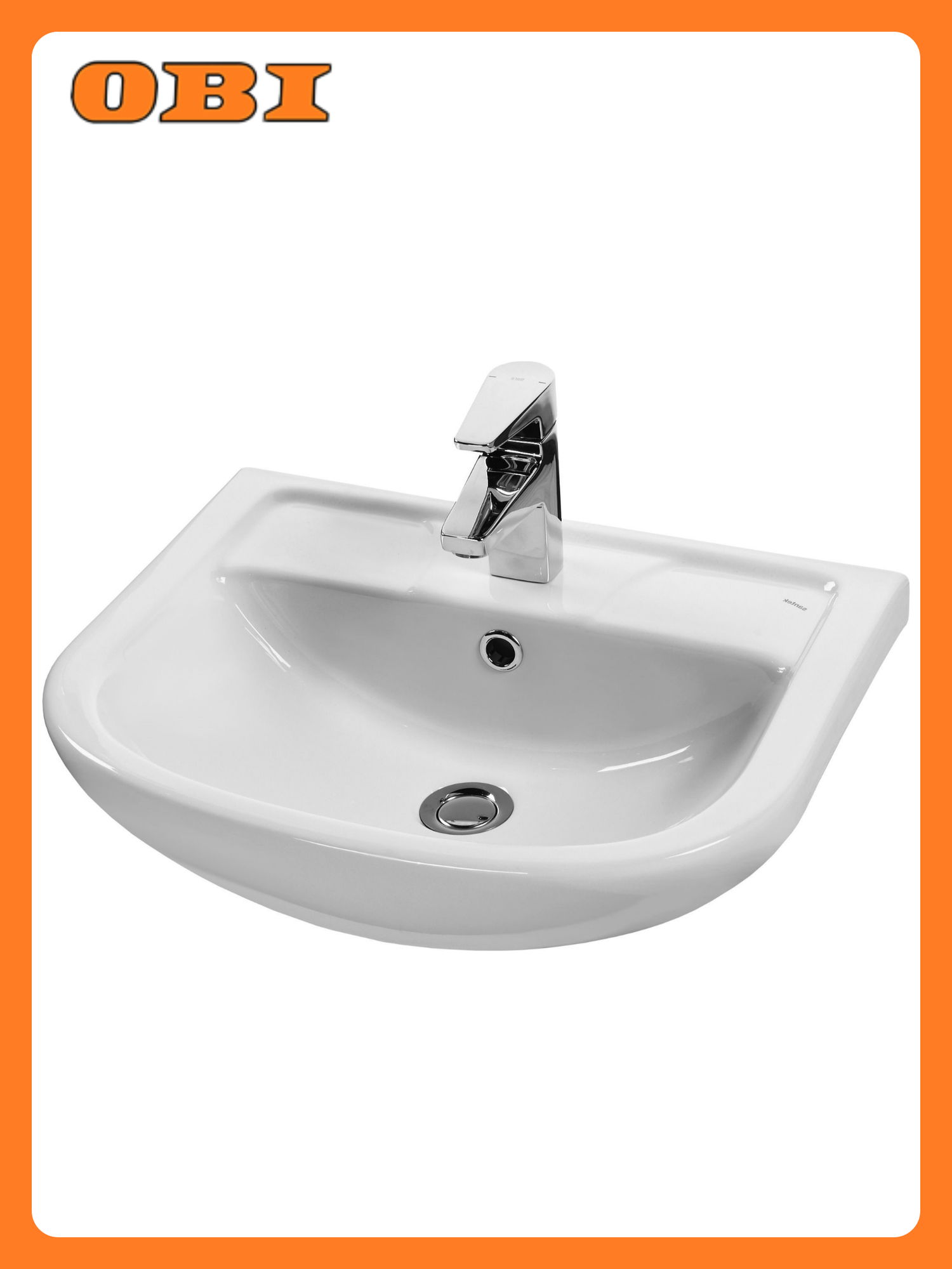 Раковина мебельная SANTEK Ладога 50 1. WH30.2.082/1 50 см белая