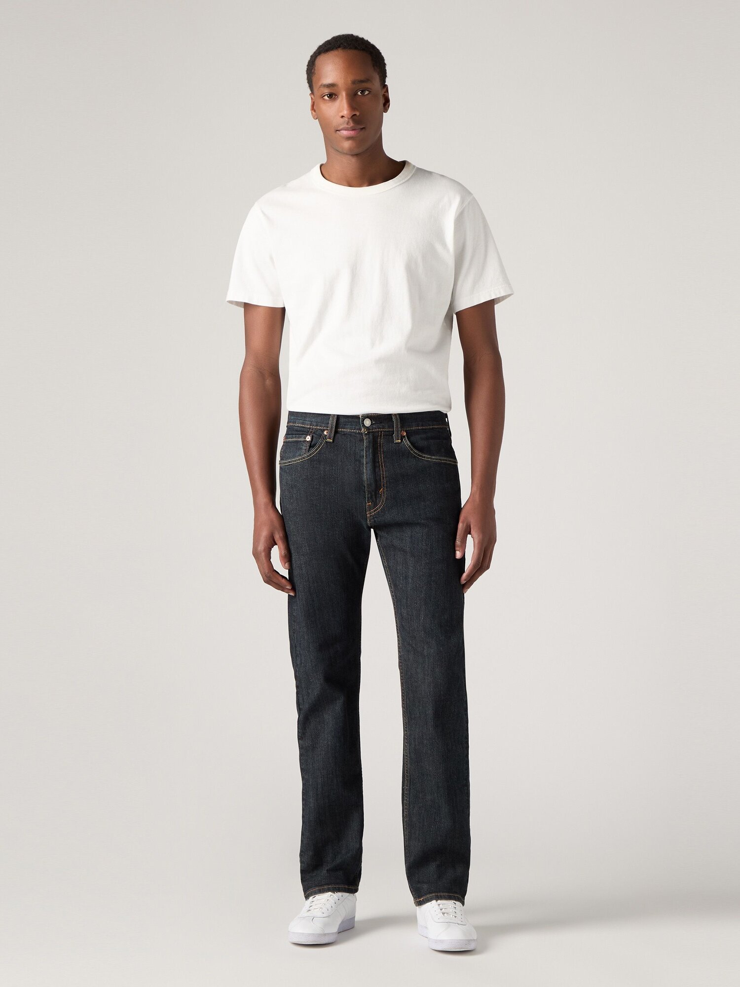 Джинсы классические Levi's 505 Regular, размер 34/32 JEAN, черный — фото 1