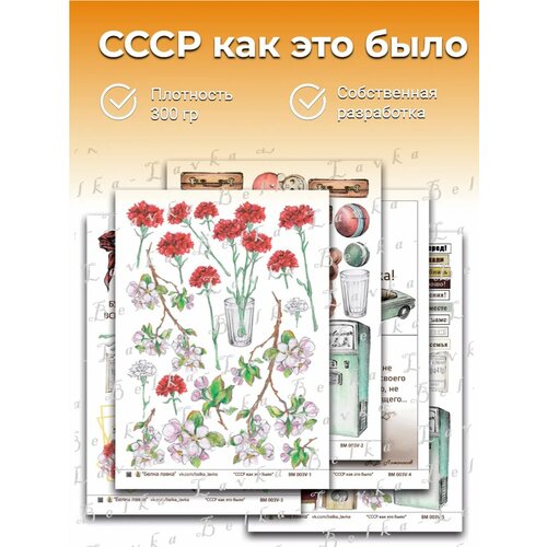 фото Набор для вырезания "ссср как это было" белка лавка