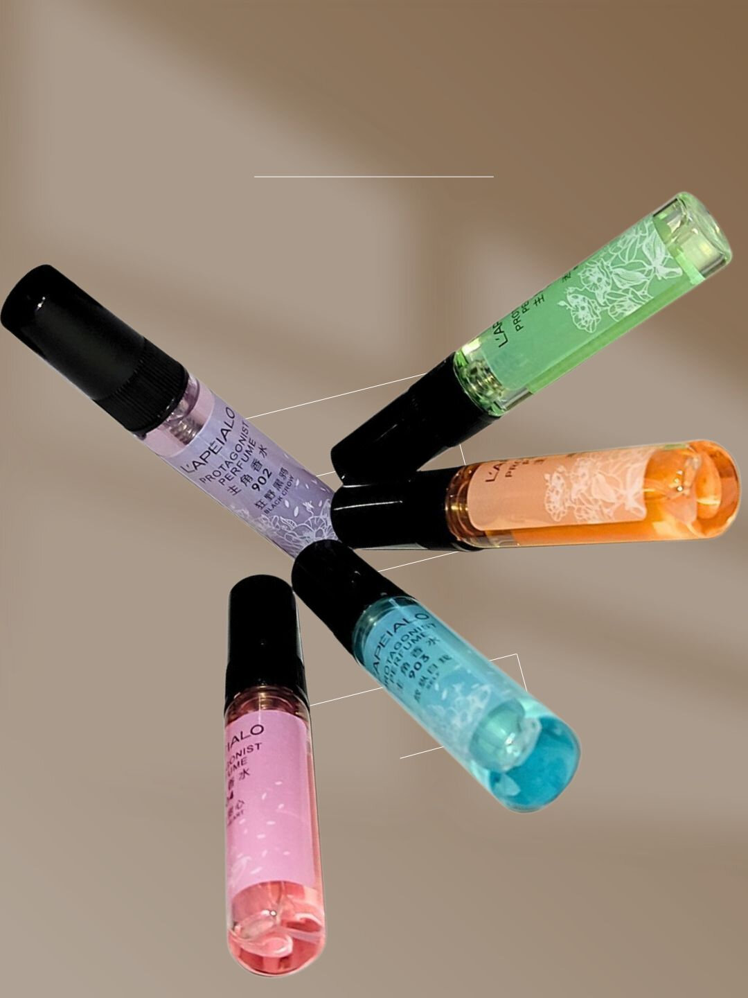 Подарочный набор духов, 5 в 1, L'apeialo, с феромонами, для женщин, 5 мл