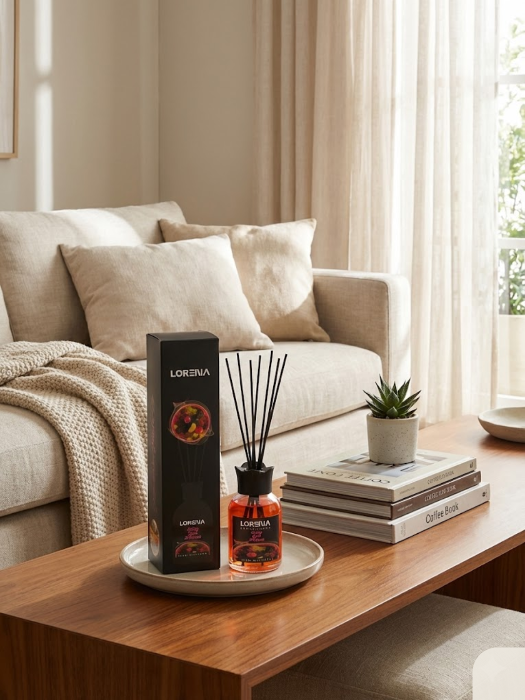 Аромадиффузор Lorena: Парфюм для дома с палочками Ароматизатор для дома — фото 1