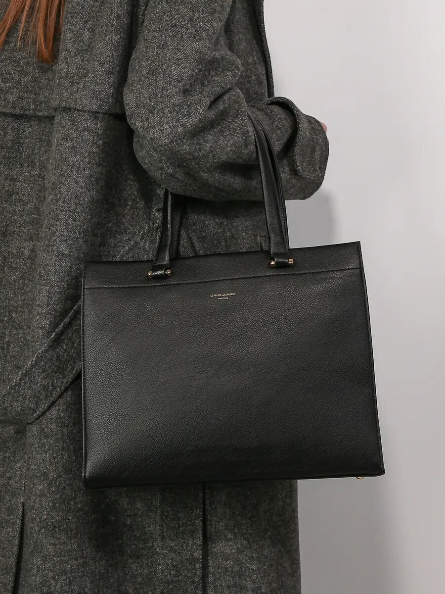 Сумка тоут DAVID JONES, черный — фото 1