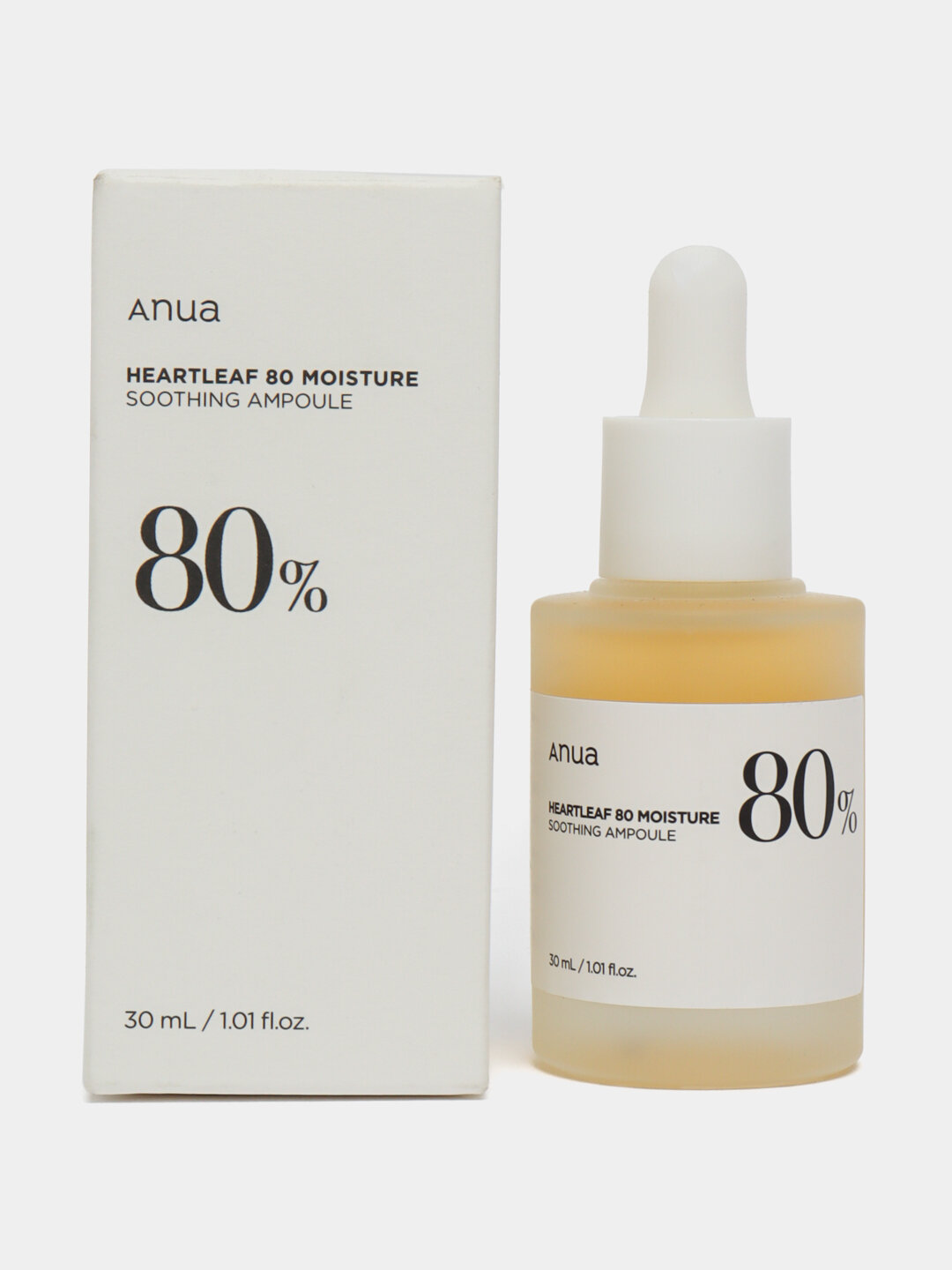 Увлажняющая сыворотка для лица anua, 80% ампула Heartleaf, 30 мл